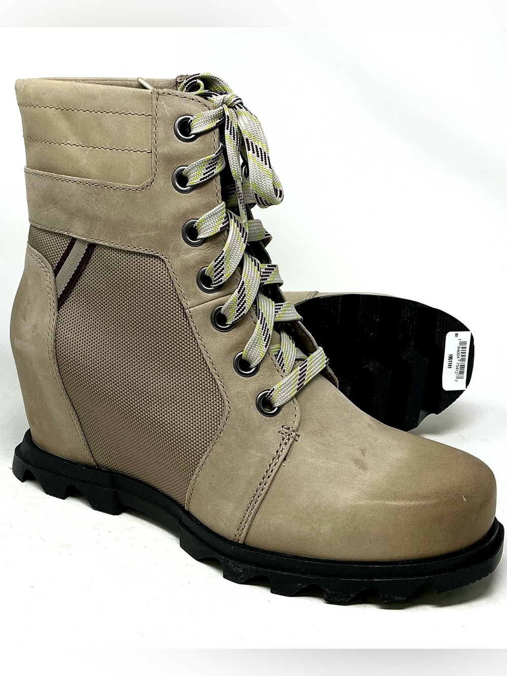 🆕Sorel Joan Of Arctic Wedge III Lexie Waterproof Boots Taupe Size 10 NIB